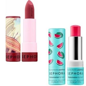 🆕 Sephora lipstick and lip balm set